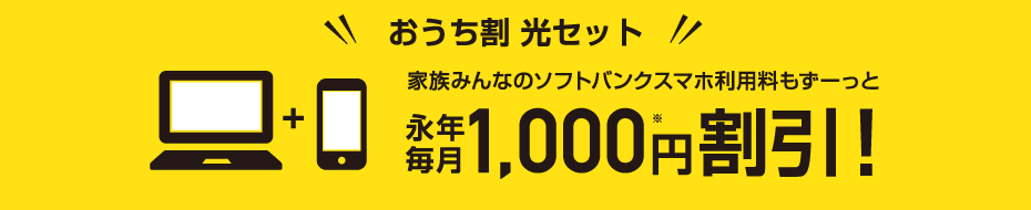 おうち割 光セット